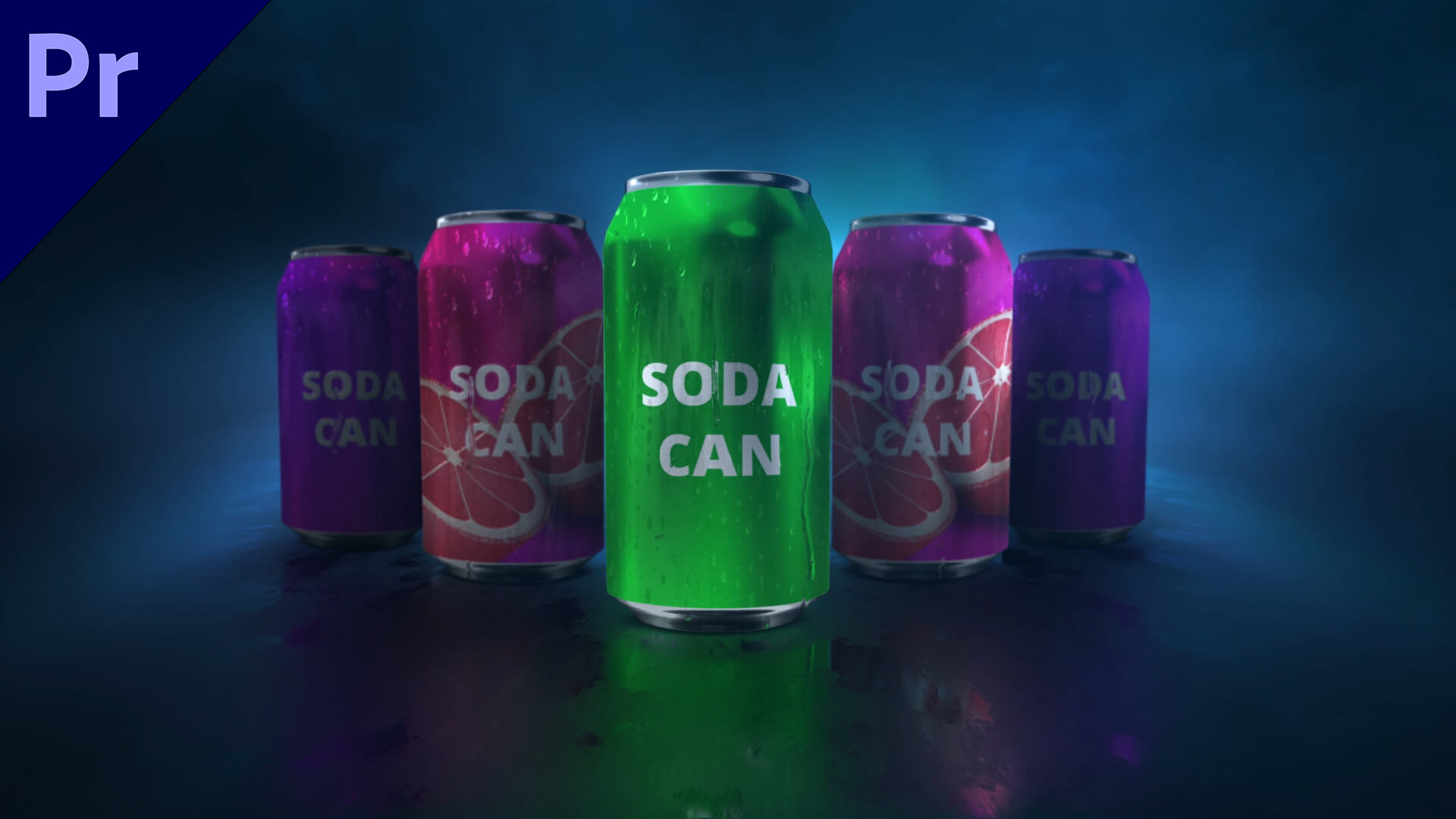 Soda Can Promo MOGRT Preview